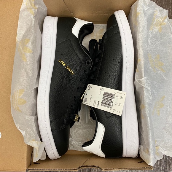 SOLD Adidas Stan Smith black and gold - Picture 3 of 7